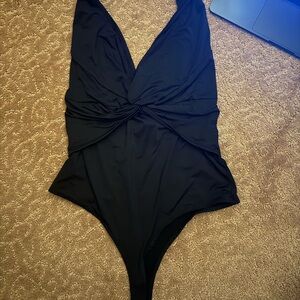 Olivaceous Black bodysuit